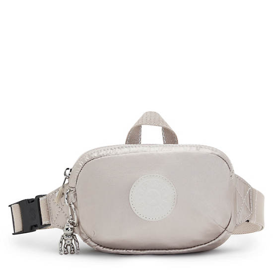 Kipling Alys Metallic Bel Çantası Bej Rengi | TR 2215LI